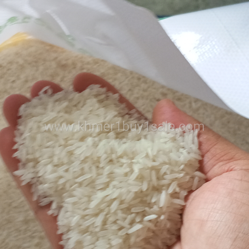 អង្ករខ្មែរ បាត់ដំបង ថ្មគោល ផ្កាខ្ញីថ្មី ២៨០០រៀល ១គីឡូ ធានាសុទ្ធ ១០០ភាគរាយ