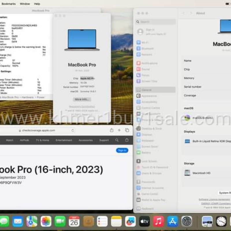 MacBook pro 2023 M2 16inch Ram 16 GB SSD 512 GB Brand New 