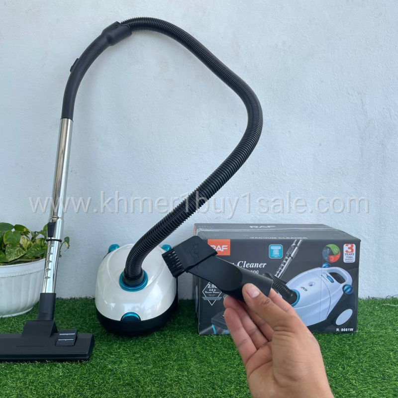 ម៉ាសុីនប៊ូមធូលី BRAND RAF កំលាំង1200W  ចំនុះ2L