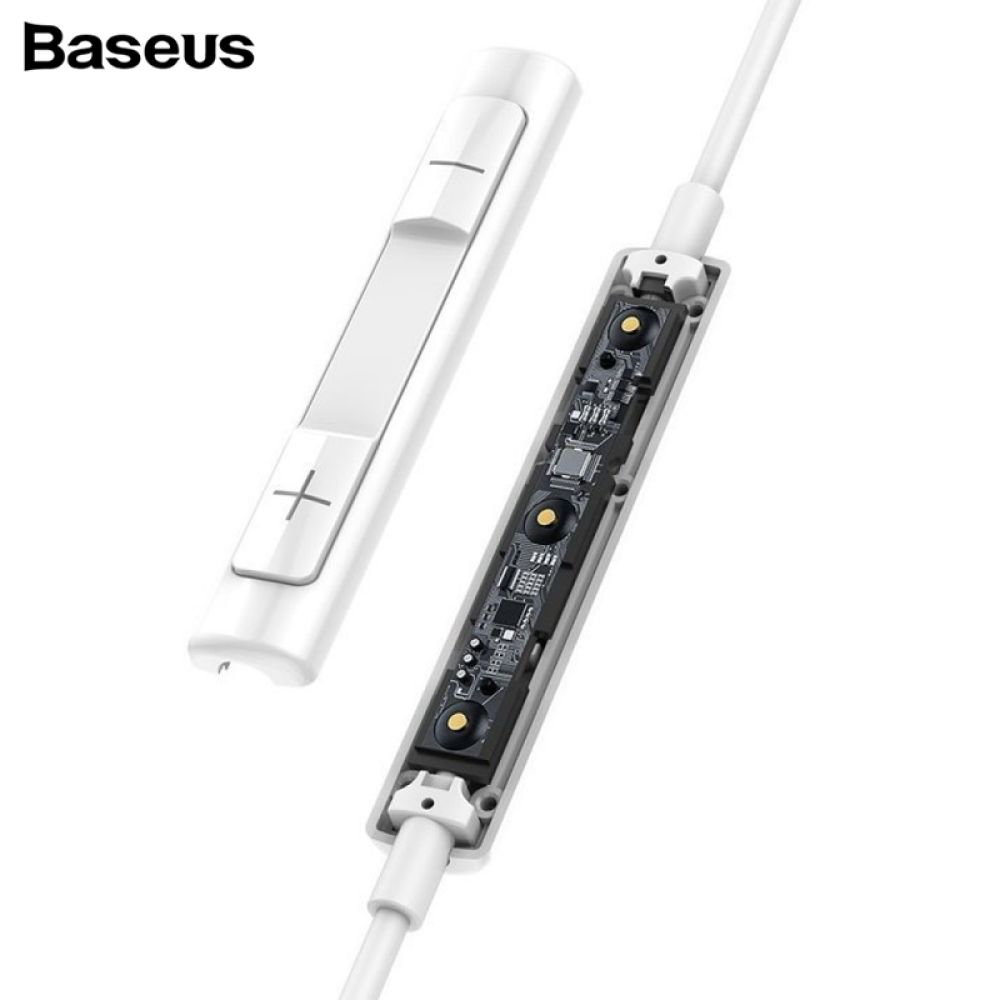 Baseus Encok 3.5mm Wired Earphone H16 White