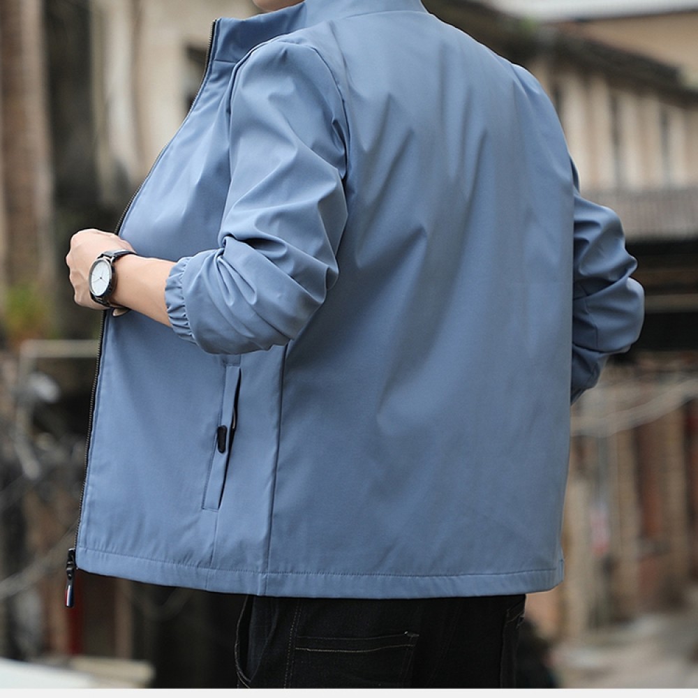 Jacket men's spring and autumn casual trendy brand boys 2022 new jacket men's sports summer thin men's jacket